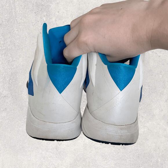 Nike Zoom Hyper Quickness Basketball Shoes Blue White Womens 12 - Picture 5 of 6